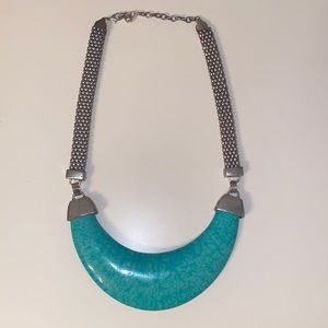 BOLD NECKLACE WITH TURQUOISE